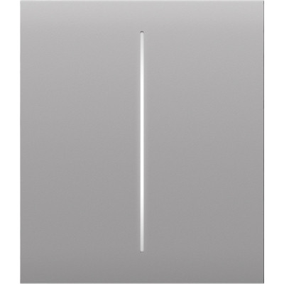 Розумний вимикач Ajax CenterButton 2-gang/Білий (CenterButton 2-gang/Fog)