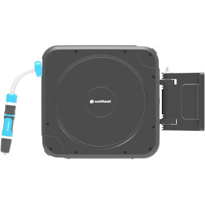 Шланг для поливу Cellfast на котушці ERGO, 20м+2м, шланга 1/2&quot;, комплект конекторів та зрошувач ERGO (55-410)