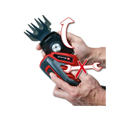 Кущоріз Einhell GC-CG 36/70 Li, 3.6V, 2Ah, різ 7/11см, крок різу 8мм (3410360)