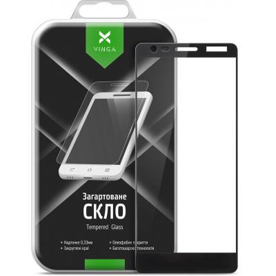 Скло захисне Vinga для Nokia 3.1 Black (VTPGS-N31B)