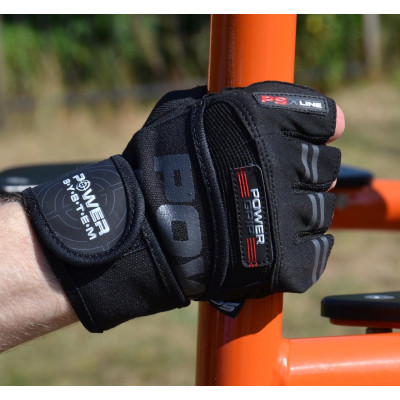 Рукавички для фітнесу Power System PS-2800 Power Grip Black XXL (PS-2800_XXL_Black)