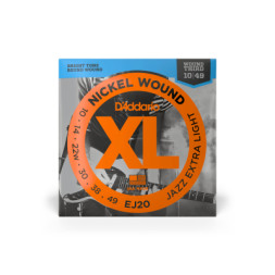 Струни для гітари D'Addario XL Nickel Wound Jazz Extra Light (10-49) (EJ20)