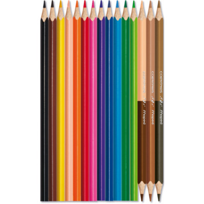 Олівці кольорові Maped Color Peps Classic 12 шт + 3 шт двосторонні Duo (MP.832071)