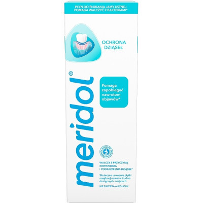 Ополіскувач для порожнини рота Meridol Gum Protection від кровоточивості ясен 400 мл (7610108052714/8718951560437)