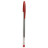 Ручка кулькова H-Tone 0,7 мм, червона, уп. 50 шт (PEN-HT-JJ20103-R)