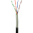 Кабель мережевий GEAR UTP 100м, cat.5e, CU, 4*2*0,51, PVC+PE, outdoor (GEC-UTPCUOUT051100)