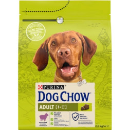 Сухий корм для собак Purina Dog Chow Adult Lamb зі смаком ягняти 2.5 кг (7613034485946)