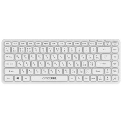 Клавіатура OfficePro SK790W Wireless/Bluetooth White (SK790W)