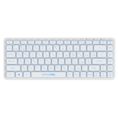 Клавіатура OfficePro SK790W Wireless/Bluetooth White (SK790W)