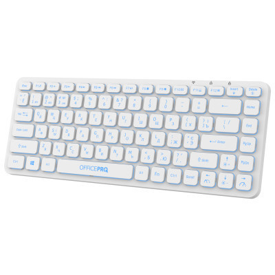 Клавіатура OfficePro SK790W Wireless/Bluetooth White (SK790W)