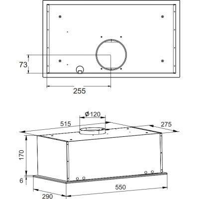Витяжка кухонна Hansa OMP6251BGH