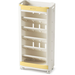 Дитячий стелаж Mealux Brooks White / Yellow (KD-E041 White / Yellow)