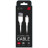 Дата кабель USB 2.0 AM to Micro 5P 1.0m Glow white 2E (2E-CCAM-WH_)