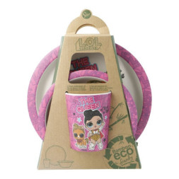 Набір дитячого посуду Stor LOL Surprise - Glam, Bamboo Set (Stor-01255)