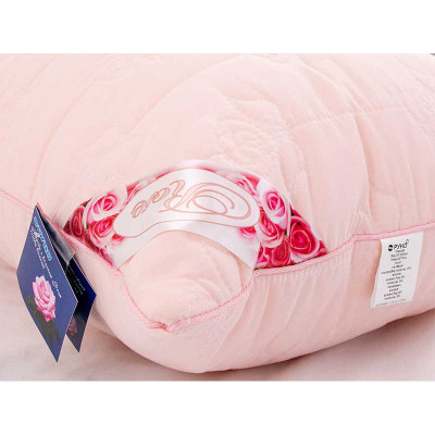 Подушка Руно Rose з волокном рози рожева 50х70 см (310.52Rose Pink)