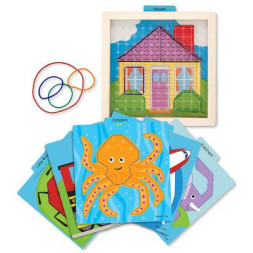 Розвиваюча іграшка Melissa&amp;Doug Резиновая шнуровка (MD4373)