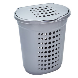 Кошик для білизни Алеана Овальний Сірий 60 л (алн 122053/сірий)