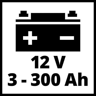 Пуско зарядний пристрій Einhell CE-BC 15 M, 280Вт, 12В, 3-600Ач, макс 15А, 7.65кг (1002265)
