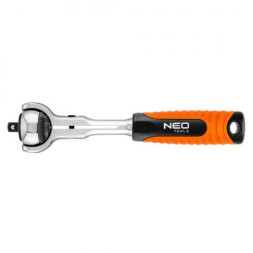 Тріскачка Neo Tools трещеточний 1/4 &quot;, 360 °, 72 зубця (08-540)