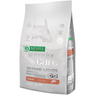 Сухий корм для собак Nature&#039;s Protection NP Superior Care White dogs Grain Free Salmon Adult Small an (NPSC45834)