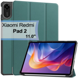 Чохол до планшета BeCover Smart Xiaomi Redmi Pad 2 11.0&quot; Dark Green (713638)