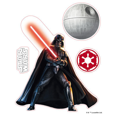 Стікер-наклейка ABYstyle Star Wars — Vador/Trooper (Вейдер/Штурмовик) 16х11 см / 2 ар (ABYDCO361)