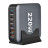 Зарядний пристрій XoKo 1xUSB-С PD100W + 1xUSB-С PD45W + 2xUSB-С PD20W + 2xUSB QC18W 220W GaN (QC-220)