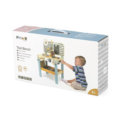 Ігровий набір Viga Toys PolarB дерев&#039;яний верстак з інструментами (44065N)