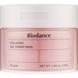 Патчі для обличчя Biodance Collagen Gel Toner Pads 60 шт. (8809937361190)