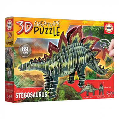 Пазл Educa 3D Educa Стегозавр (6337224)