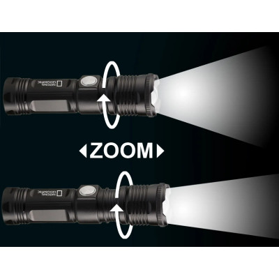 Ліхтар National Geographic Iluminos Led Zoom Flashlight 1000 (930143)