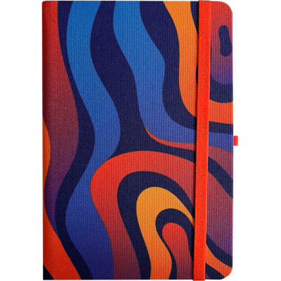 Книга записна Optima Rainbow-06 А5 128 аркушів клітинка (O27190-06)