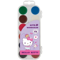 Акварельні фарби Kite Hello Kitty 12 кольорів (HK25-061)