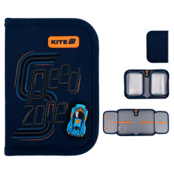 Пенал Kite 622 Speed Zone, 1 відділення, 2 відворот (K25-622-4)