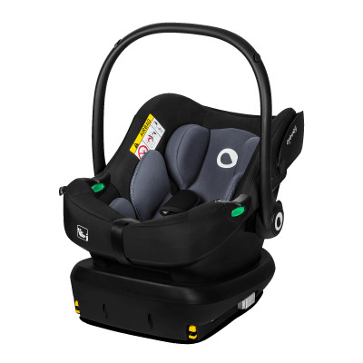 Автокрісло Lionelo Astrid I-Size Set Black Grey (LO-ASTRID I-SIZE SET BLACK GREY)