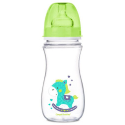 Пляшечка для годування Canpol babies Easystart Кольорові звірята 300 мл Бірюзова (35/204)