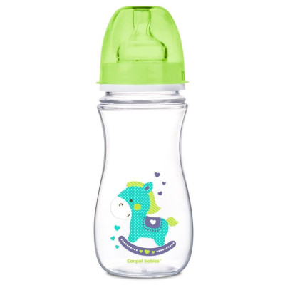 Пляшечка для годування Canpol babies Easystart Кольорові звірята 300 мл Бірюзова (35/204)