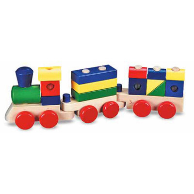 Розвиваюча іграшка Melissa&amp;Doug Поезд из кубиков (MD572)