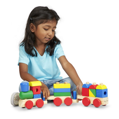 Розвиваюча іграшка Melissa&amp;Doug Поезд из кубиков (MD572)