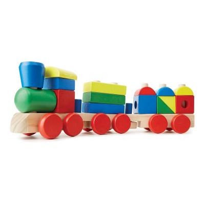 Розвиваюча іграшка Melissa&amp;Doug Поезд из кубиков (MD572)
