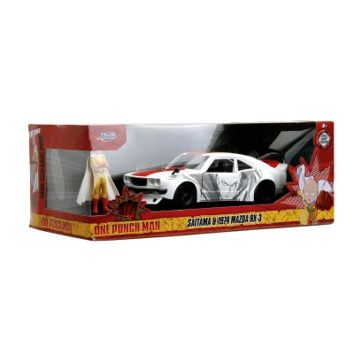 Машина Jada металева Ванпанчмен Мазда RX-3 (1974) з фігуркою Сайтама, 1:24 (253255058)