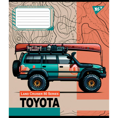 Зошит Yes Off road vehicle А5 60 аркушів лінія (767410)