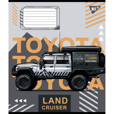 Зошит Yes Off road vehicle А5 60 аркушів лінія (767410)
