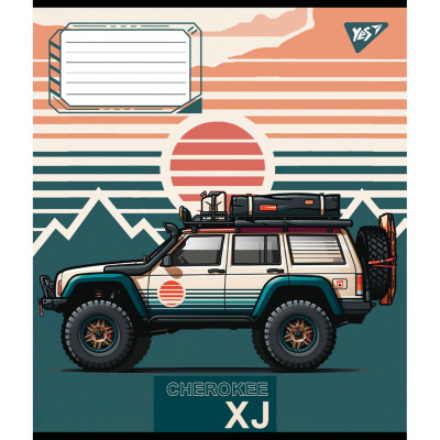 Зошит Yes Off road vehicle А5 60 аркушів лінія (767410)