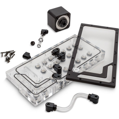 Резервуар для СРО Ekwb EK-QuantumX Loophole Distroplate D5 PWM - Black (3831109908440) (3831109908440)
