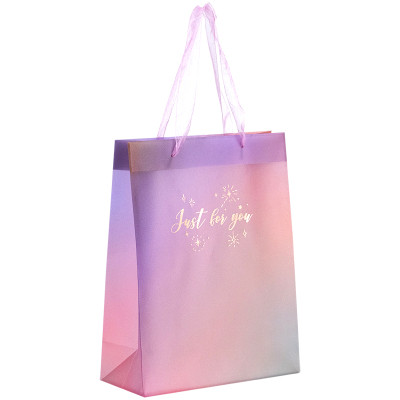 Подарунковий пакет Axent пластиковий Just for you-3, 25х19 см (8503-39-A)