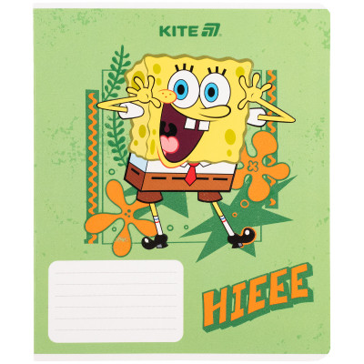 Зошит Kite SpongeBob SquarePants, 18 аркушів, клітинка (SB25-236)