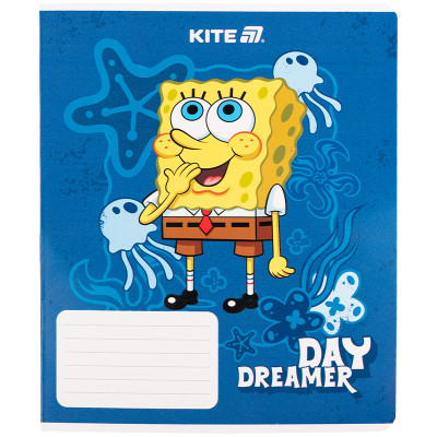 Зошит Kite SpongeBob SquarePants, 18 аркушів, клітинка (SB25-236)