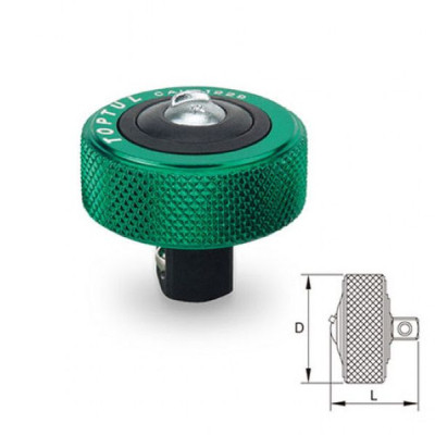 Тріскачка Toptul міні дискова 3/8&quot; 52 зубці (CAUB1229)