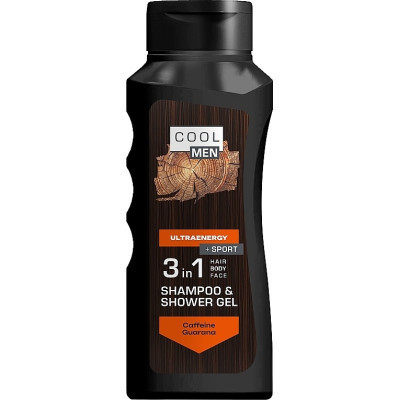 Гель для душу Cool Men Ultraenergy 2 в 1 400 мл (4823015936227)